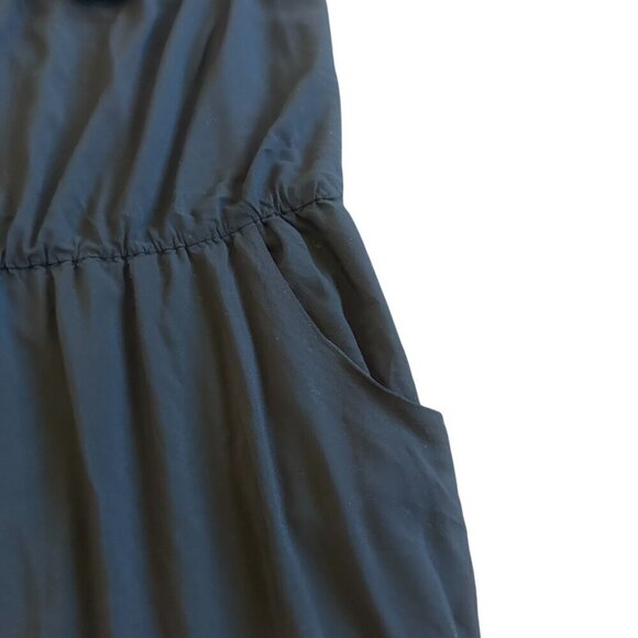 Theory Jaylyn Rove Black Sleeveless Dress A-Line Black Stretch Size 10 Women's - Picture 4 of 12